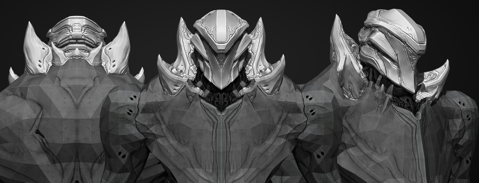 Artstation Warframe Atlas Telamon Helmet Nikita Leshakov