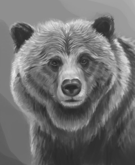 ArtStation - Digital Painting - Bear