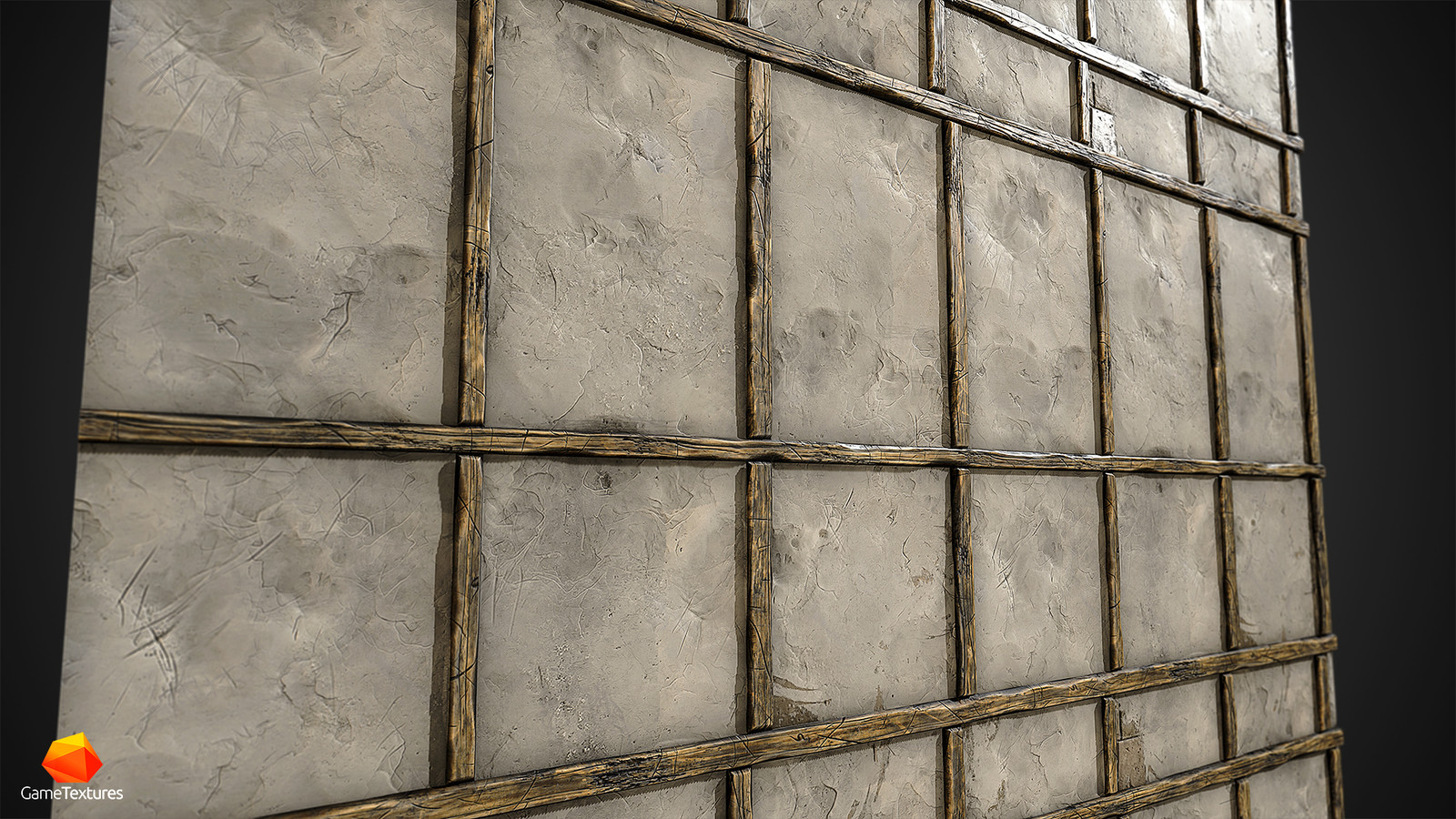 Tanner Kalstrom Plaster wall with Exposed Brick and Wood Beams