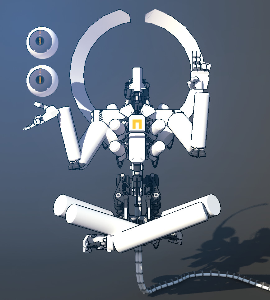 Round I render. 