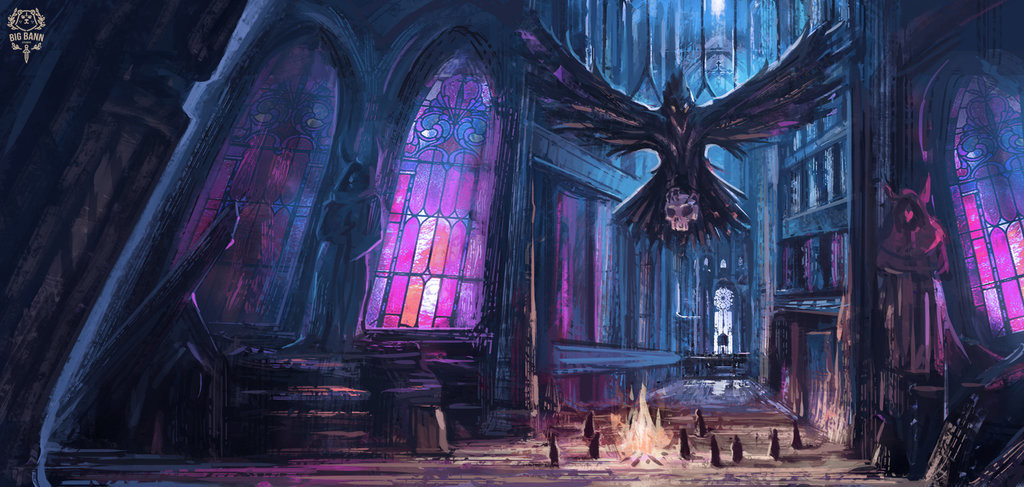 Artstation Dark Cathedral Albani Putra Rianto