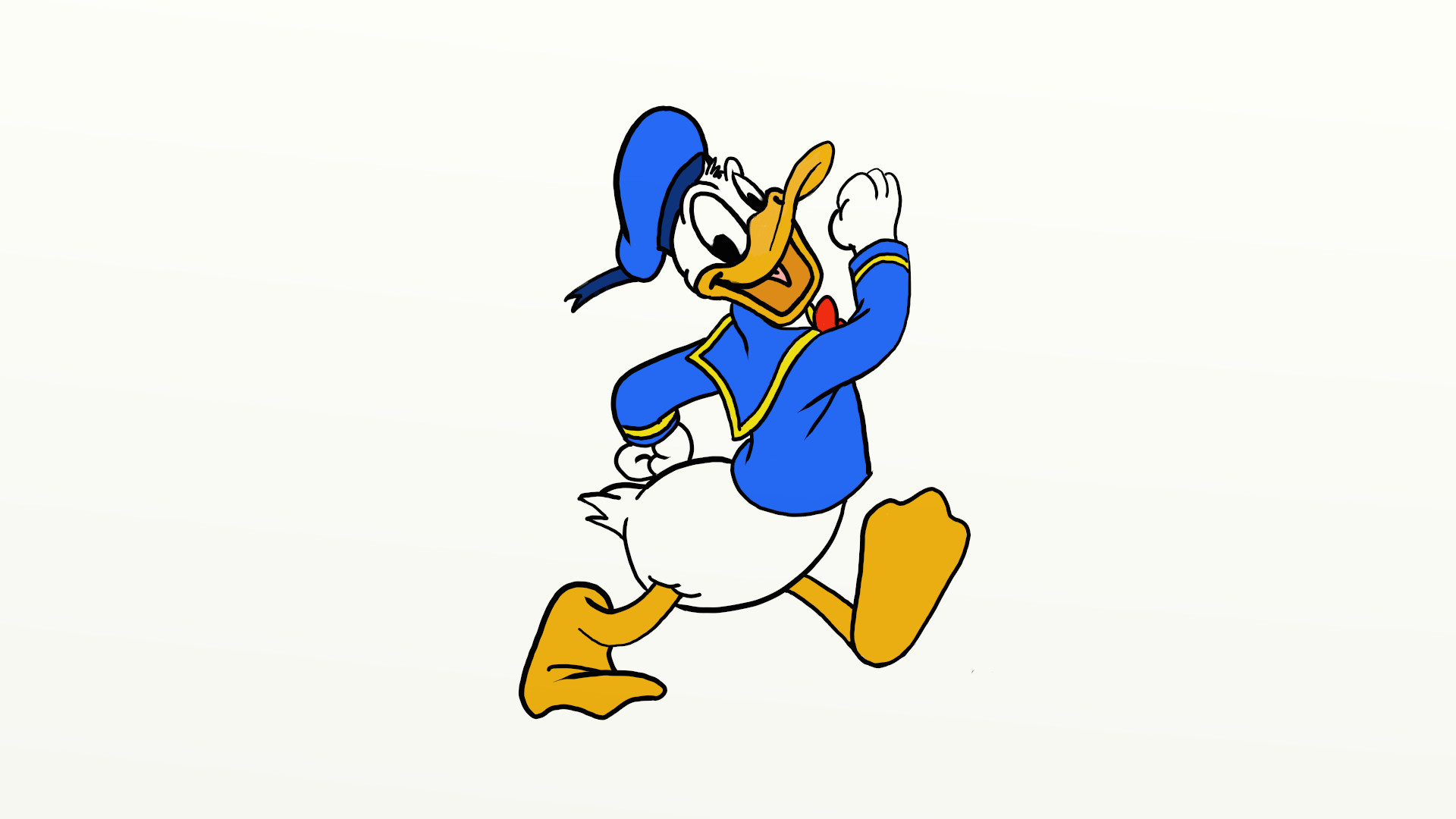 Donald Duck Drawing by Michael B Carden - Pixels