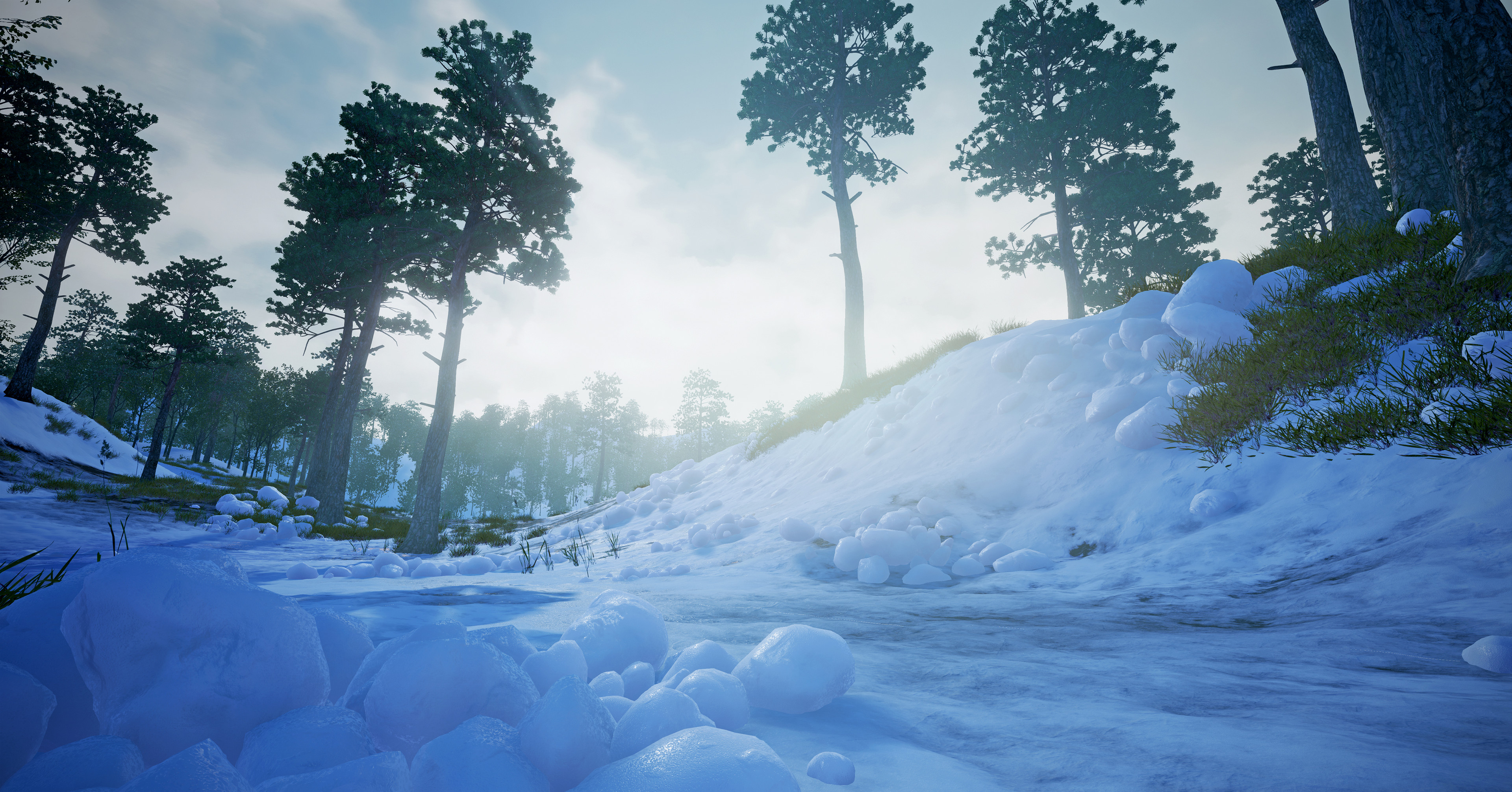 Wallpaper engine зима. Unreal engine 4 Snow. Unreal engine 5 зима. Снег Unreal 4. Зима и Весна Unreal engine.