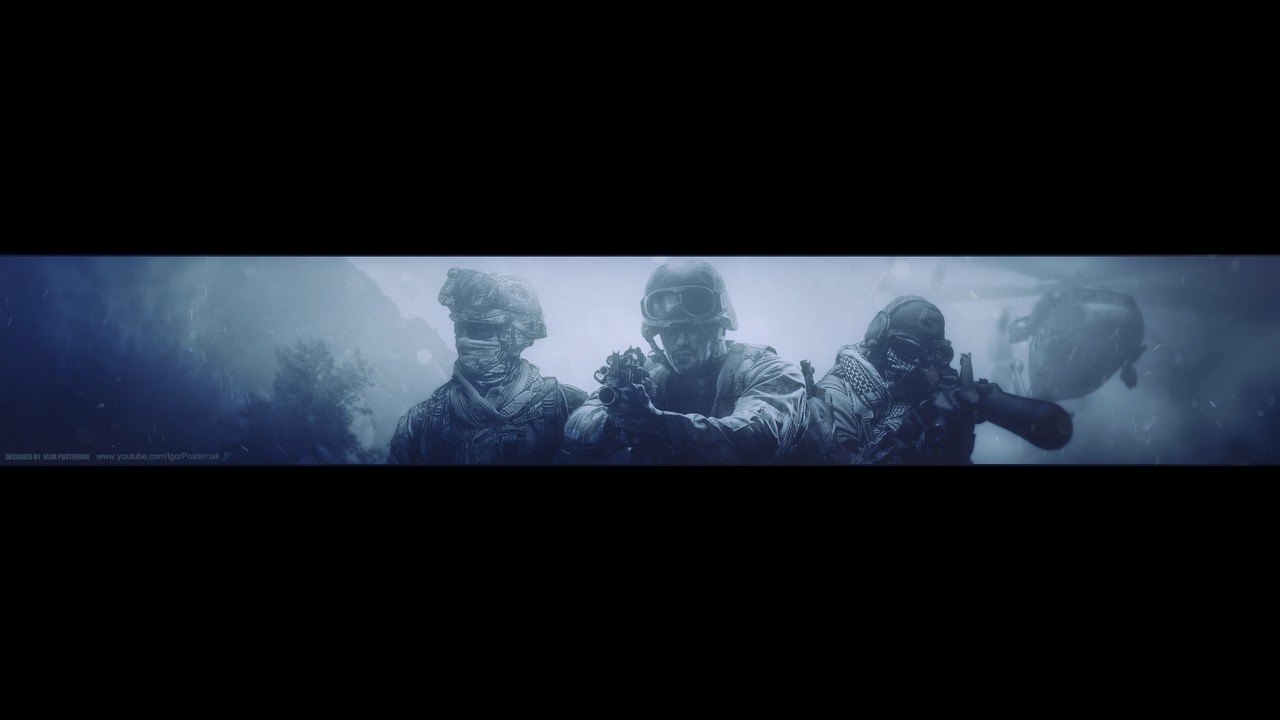 ArtStation - Call of Duty: FREE Youtube Banner / template, Igor With Regard To Yt Banner Template