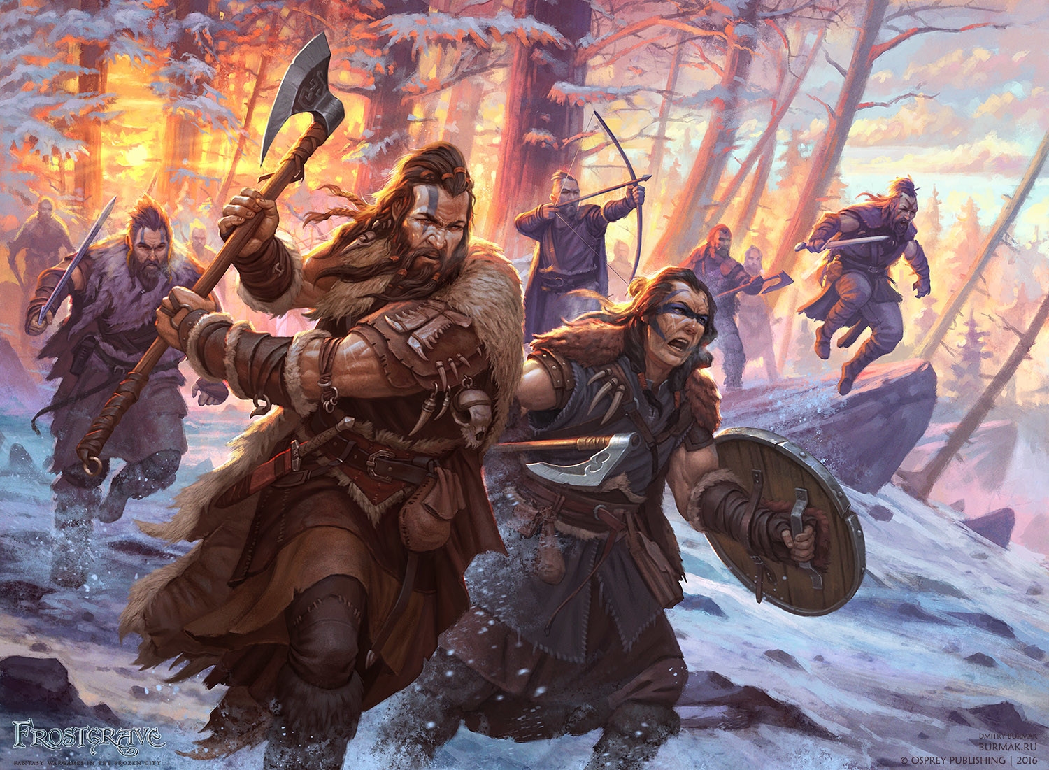 Dmitry Burmak Frostgrave Barbarians