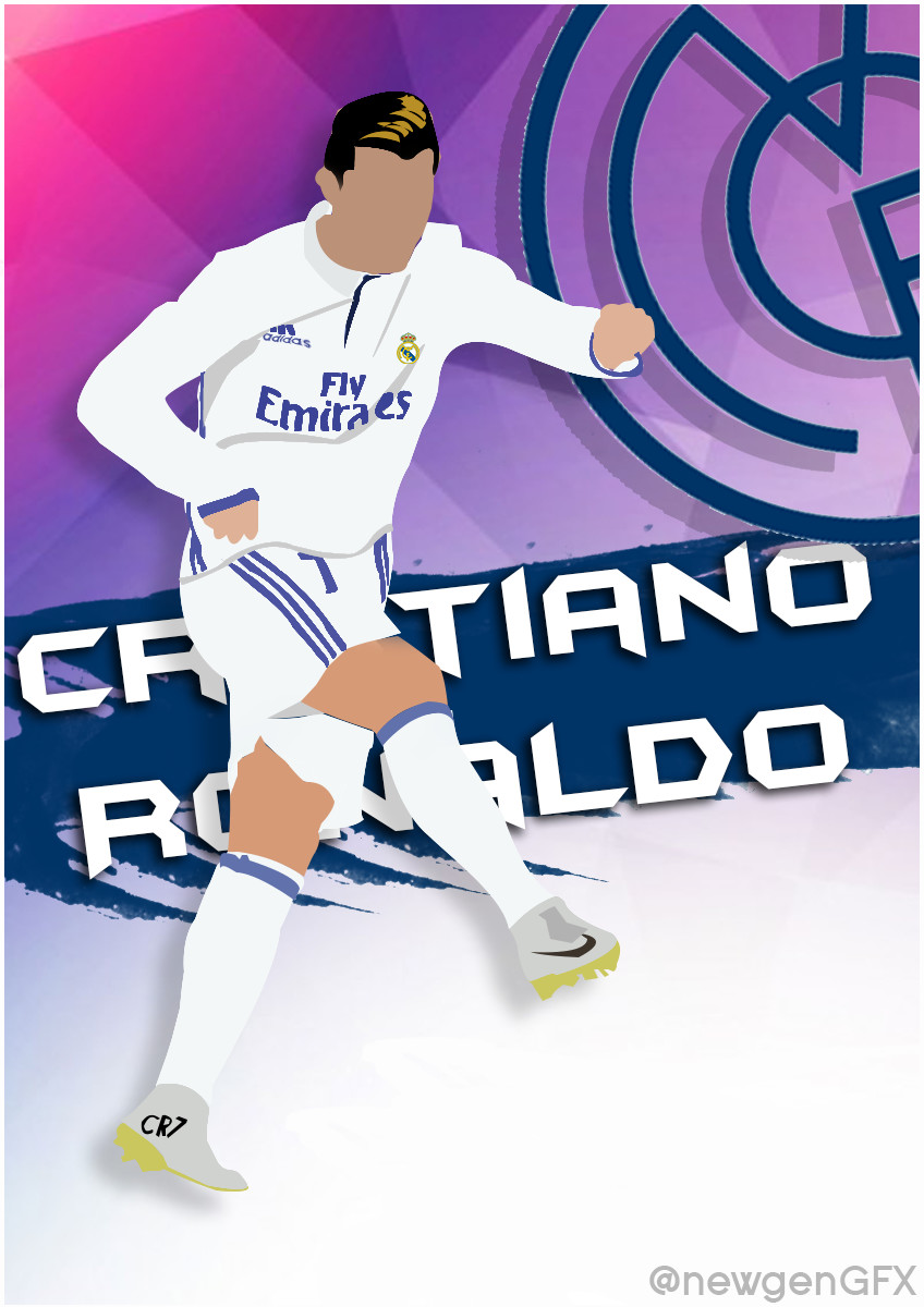 Artstation Cristiano Ronaldo Poster Lockscreen Newgen Gfx