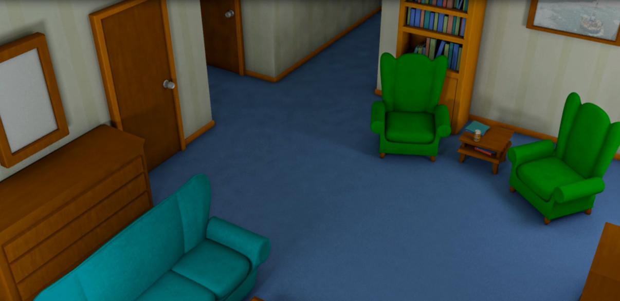 Artstation King Of The Hill Hank S Living Room Legacy Project