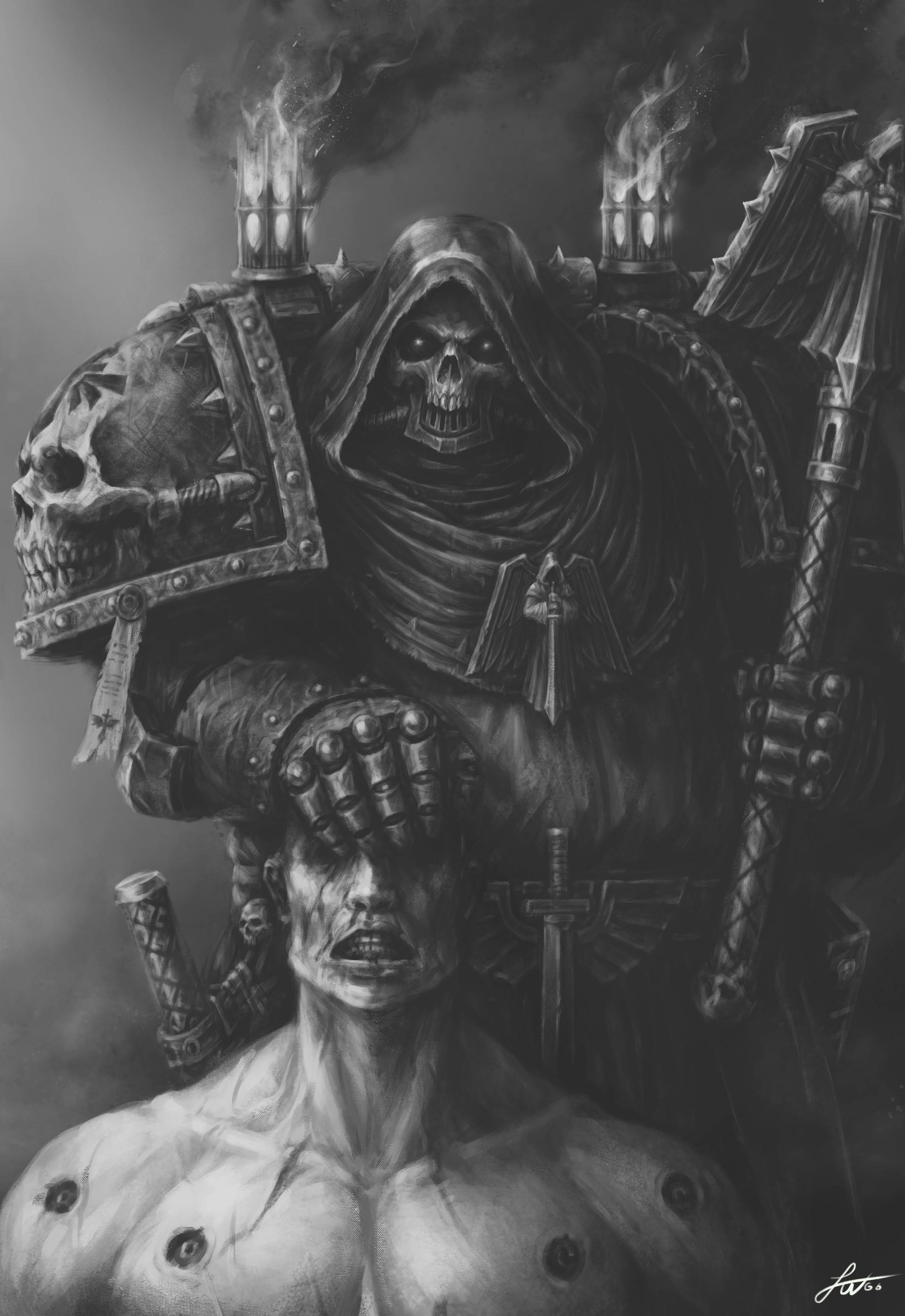 ArtStation - Asmodai, Master Interrogator Chaplain of the ...