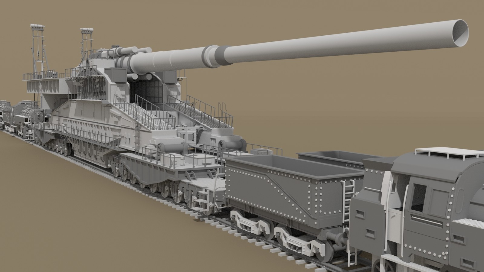 Daniel Dalcomuni Railway Gun 800mm Gustav Dora daniel-dalcomuni-railway-gun-800mm-gustav-dora