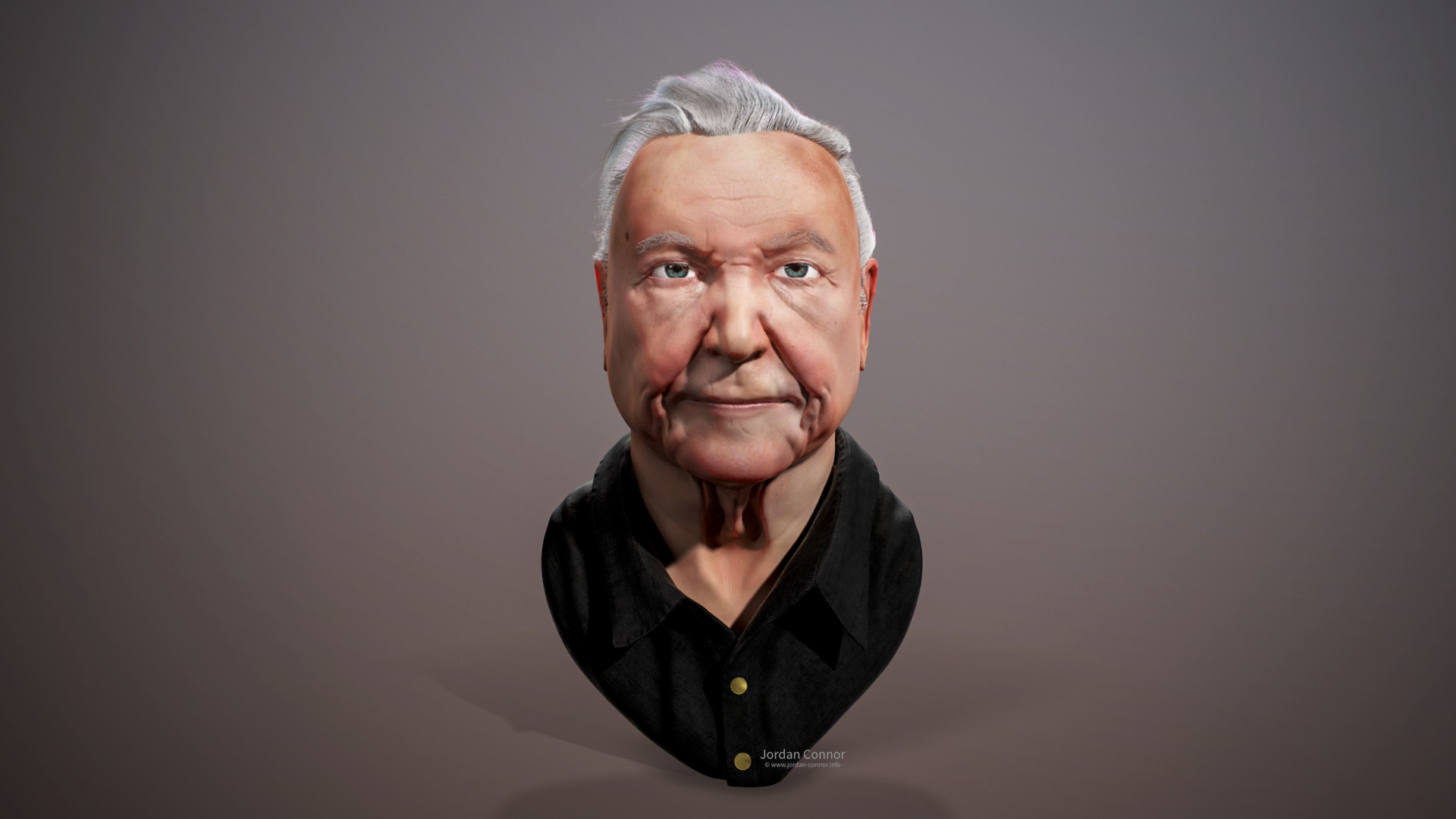 Artstation David Attenborough Jordan Connor