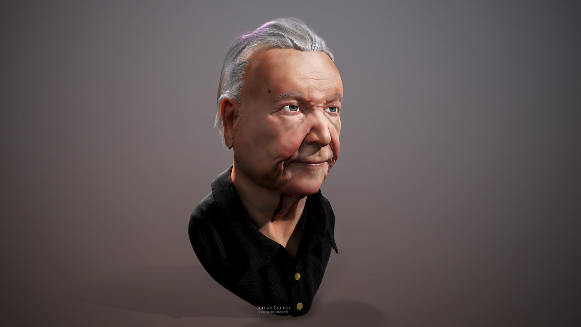 Artstation David Attenborough Jordan Connor