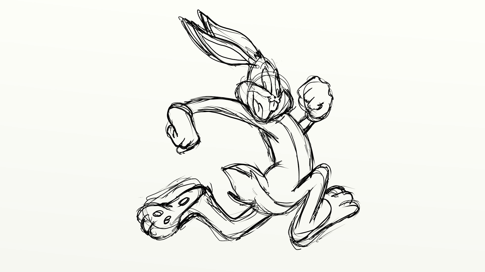 Daily Cartoon Drawings - Drawing Bugs Bunny