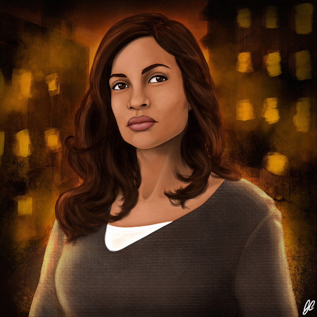 Artstation Rosario Dawson As Claire Temple Daredevil Gabriele Carlone