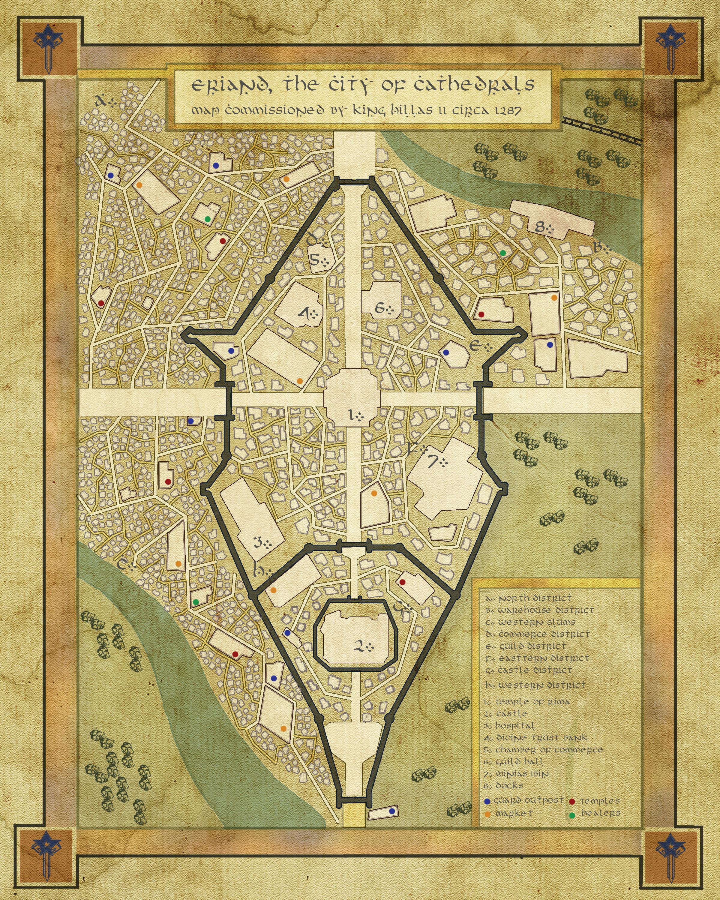 Final map for city of Eriand