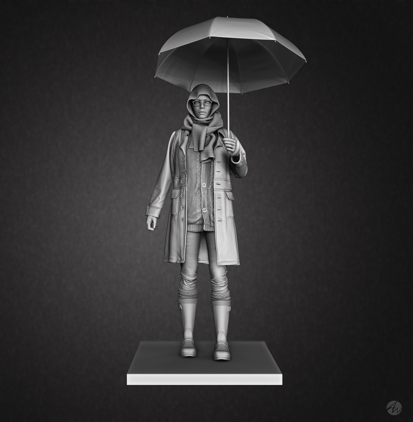 Ania Wozniak - Girl with the umbrella