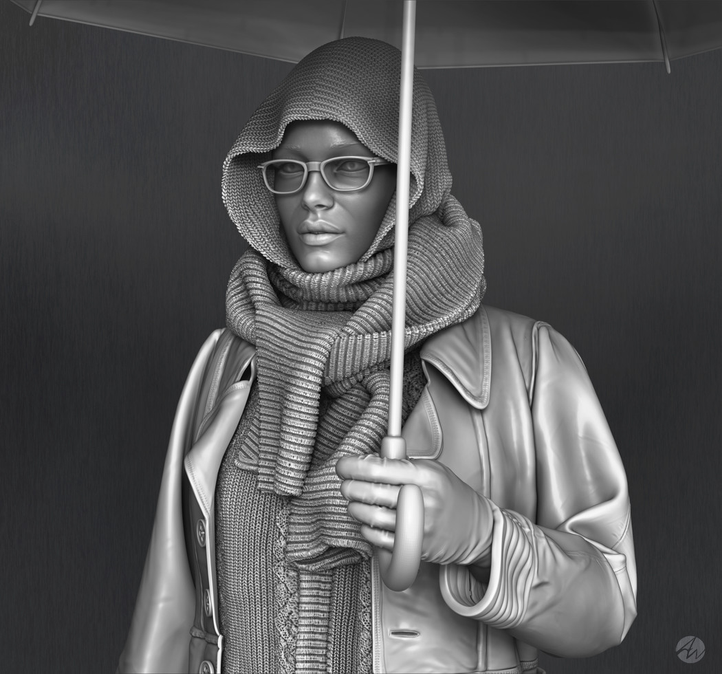Ania Wozniak - Girl with the umbrella