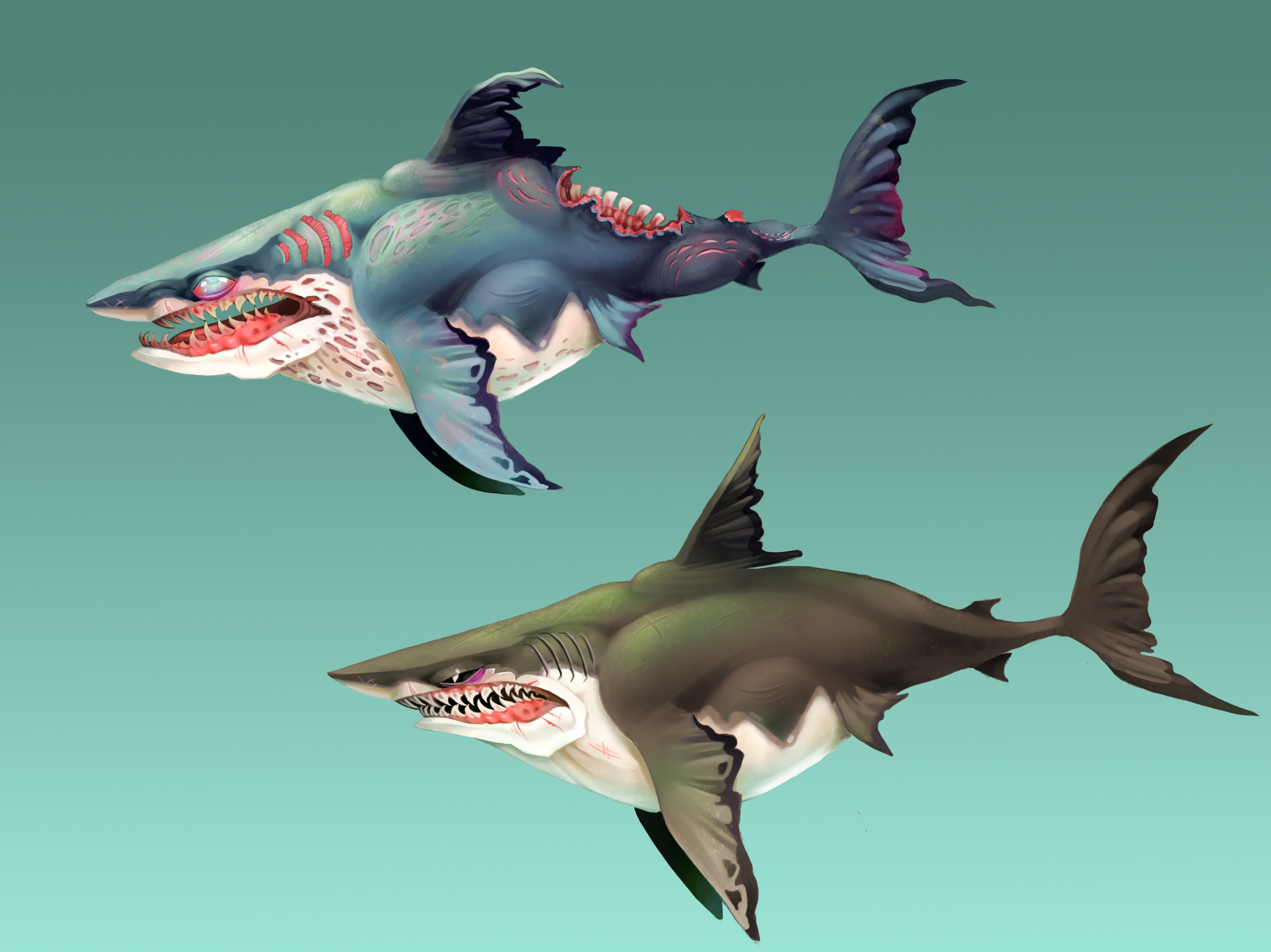 Artstation Hungry Shark World Playable Character Concepts Johanna Cranston