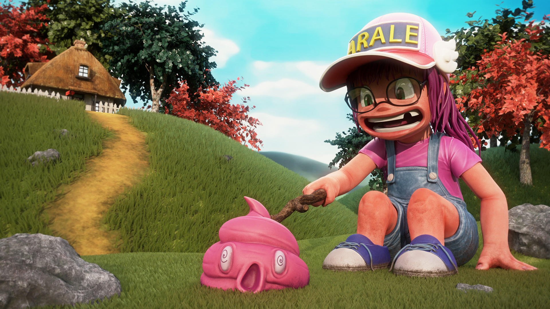 Artstation Arale Dr Slump Alexandre Collonge