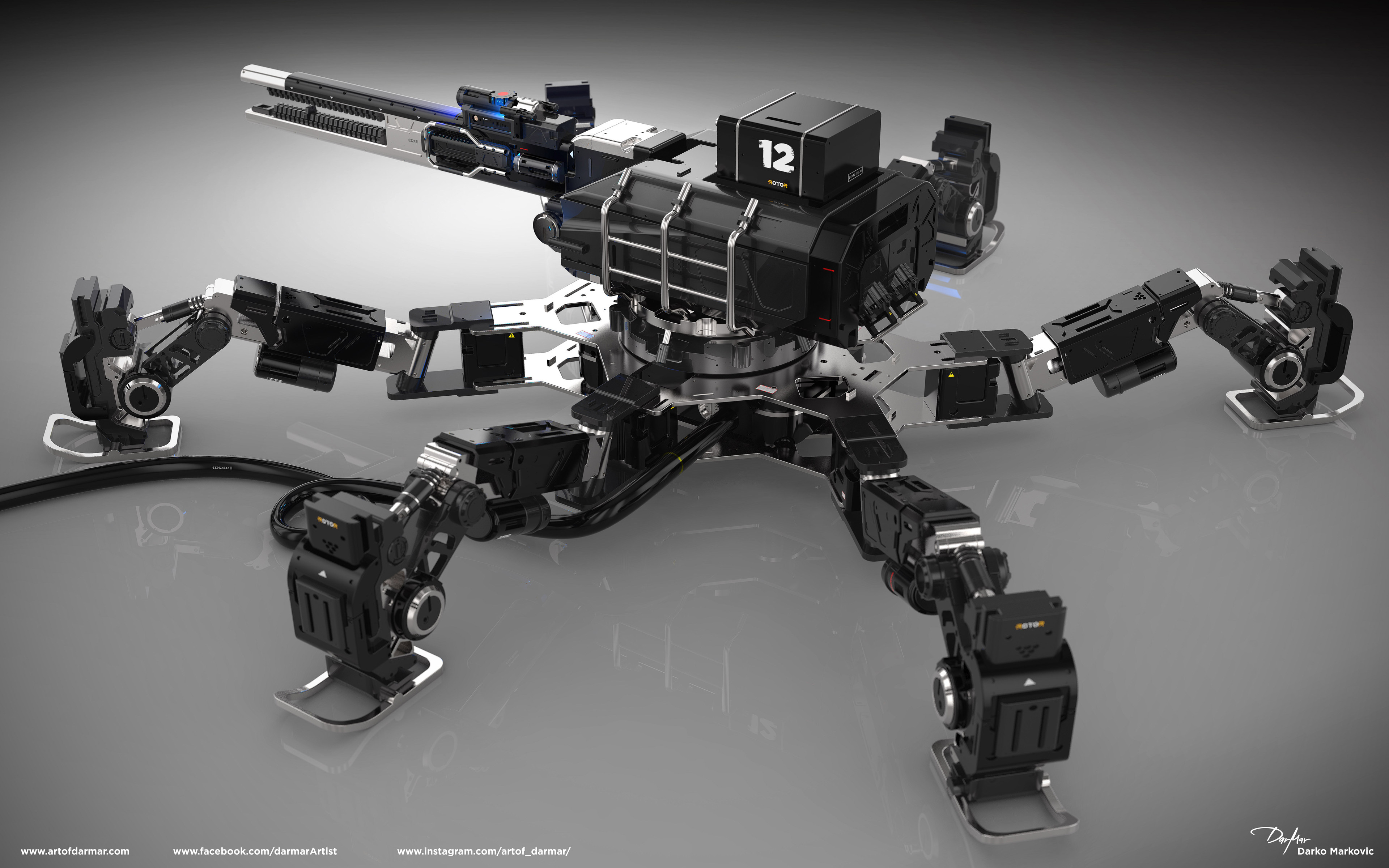 Wal-C Mech design by Darko Markovic darmar for the upcoming book.