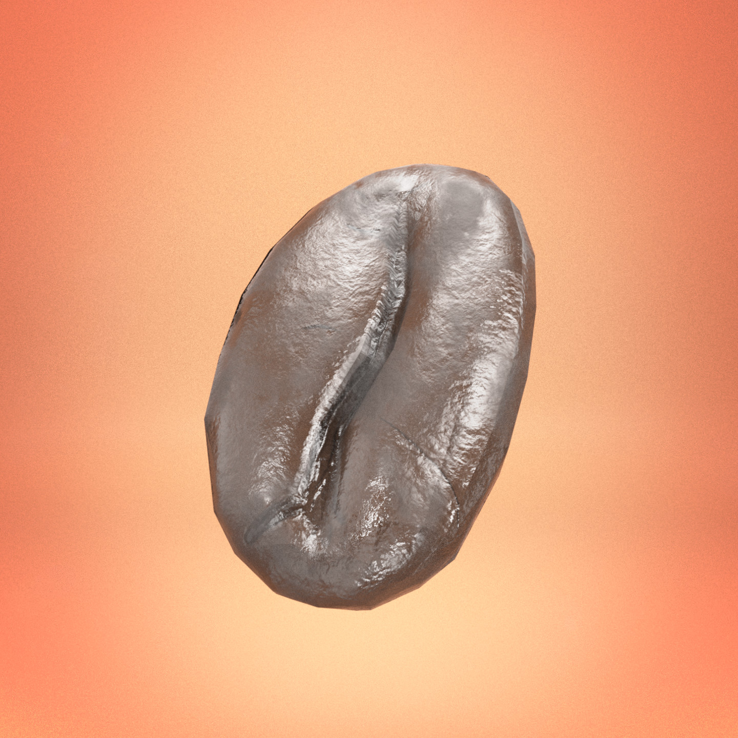 Quickly sculpted and retopologyzed coffeebean (~15min) with procedural shader.

194 Faces