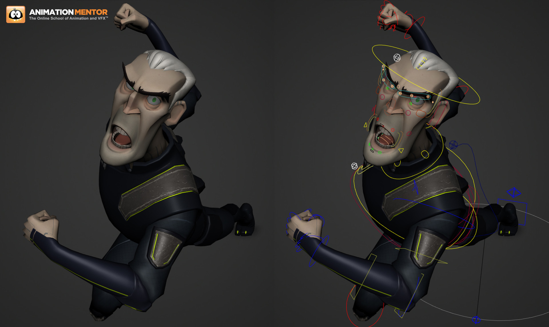 Artstation Overlord Rig Animation Mentor Joshua Cote