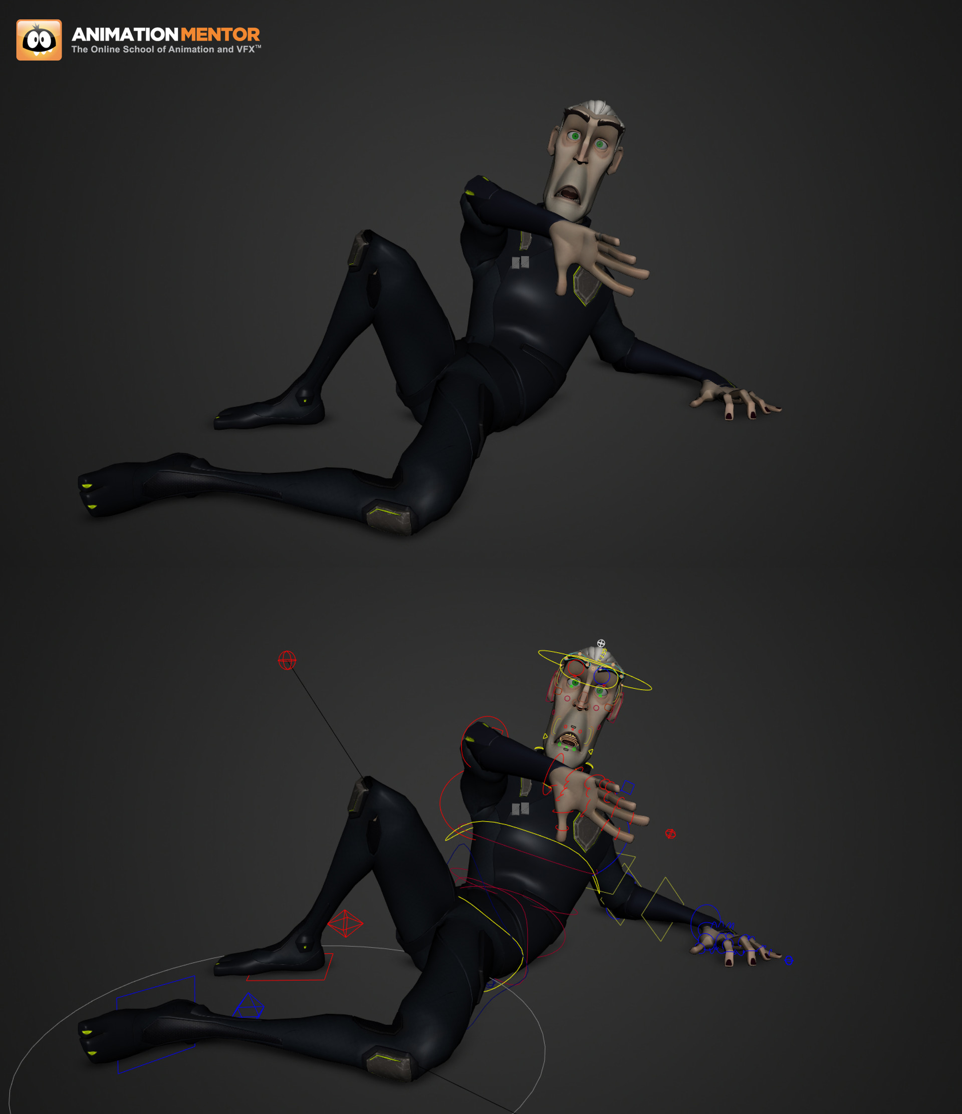 Artstation Overlord Rig Animation Mentor Joshua Cote