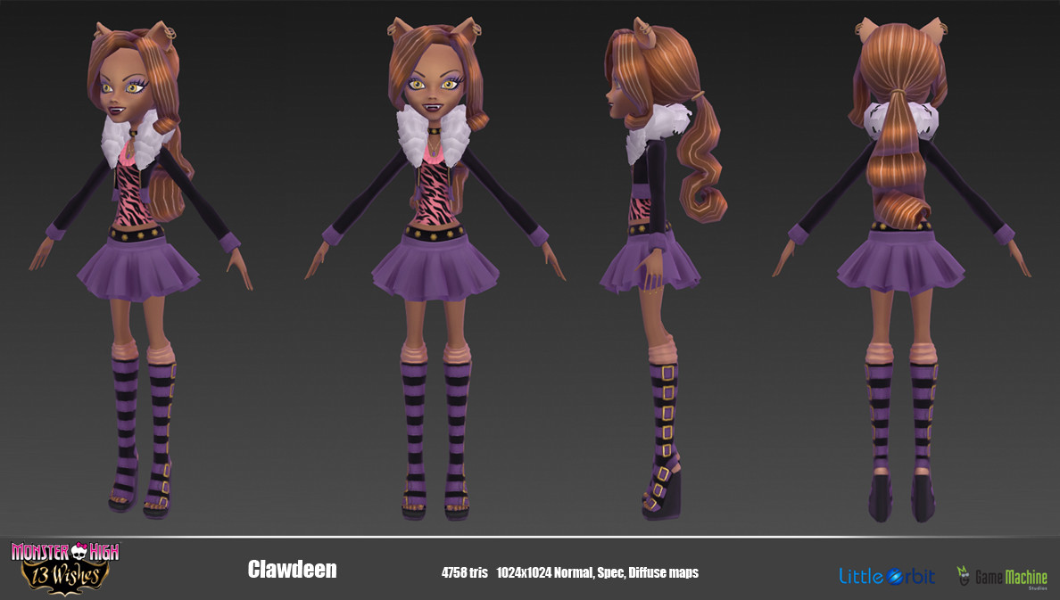 monster high 3d model