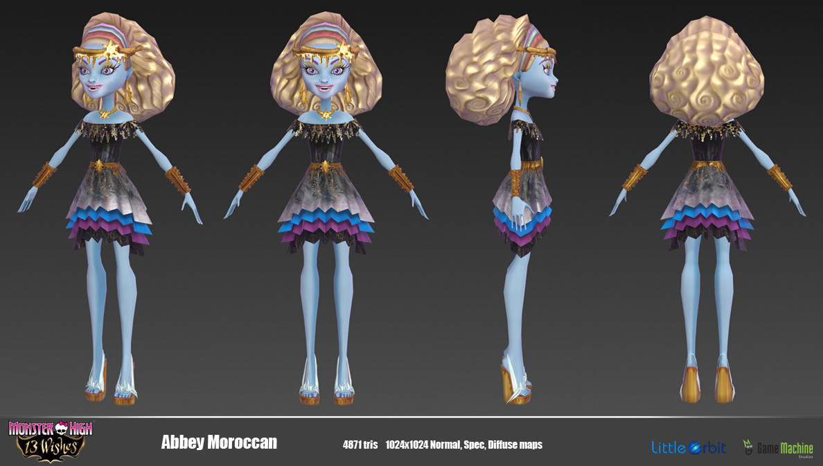 monster high 3d model
