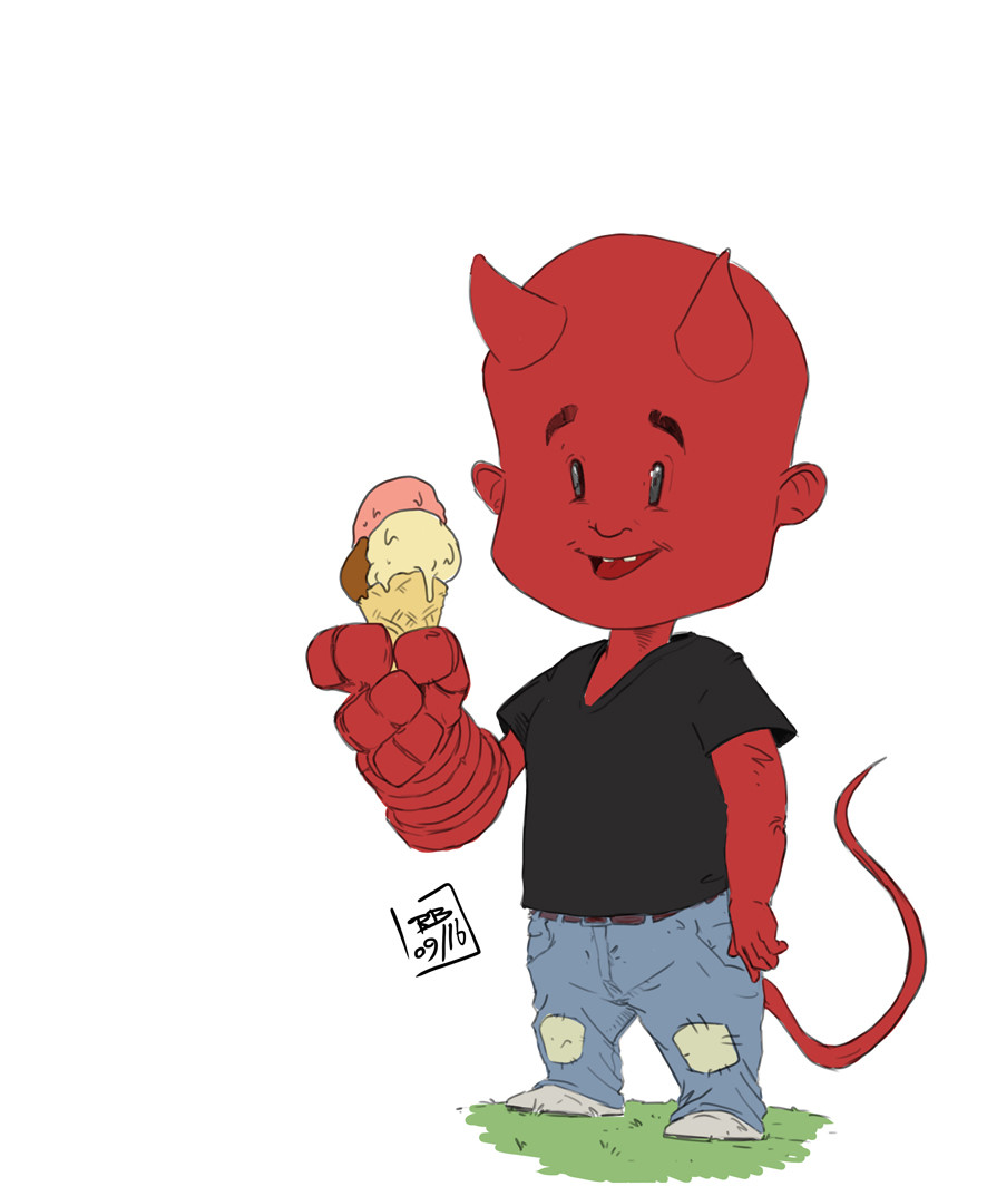 Hellboy's Childhood _ first colors
