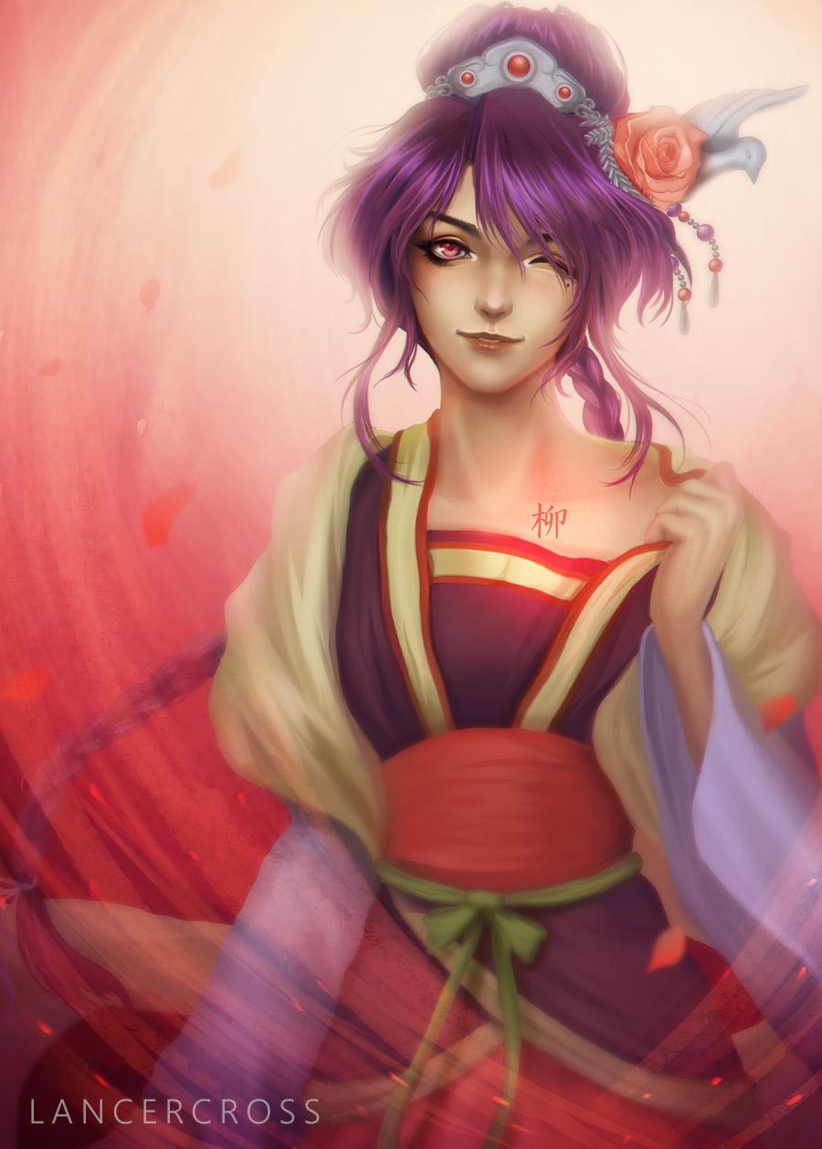 Wallpaper Artstation Nuriko Fushigi Yuugi Lancercross Free