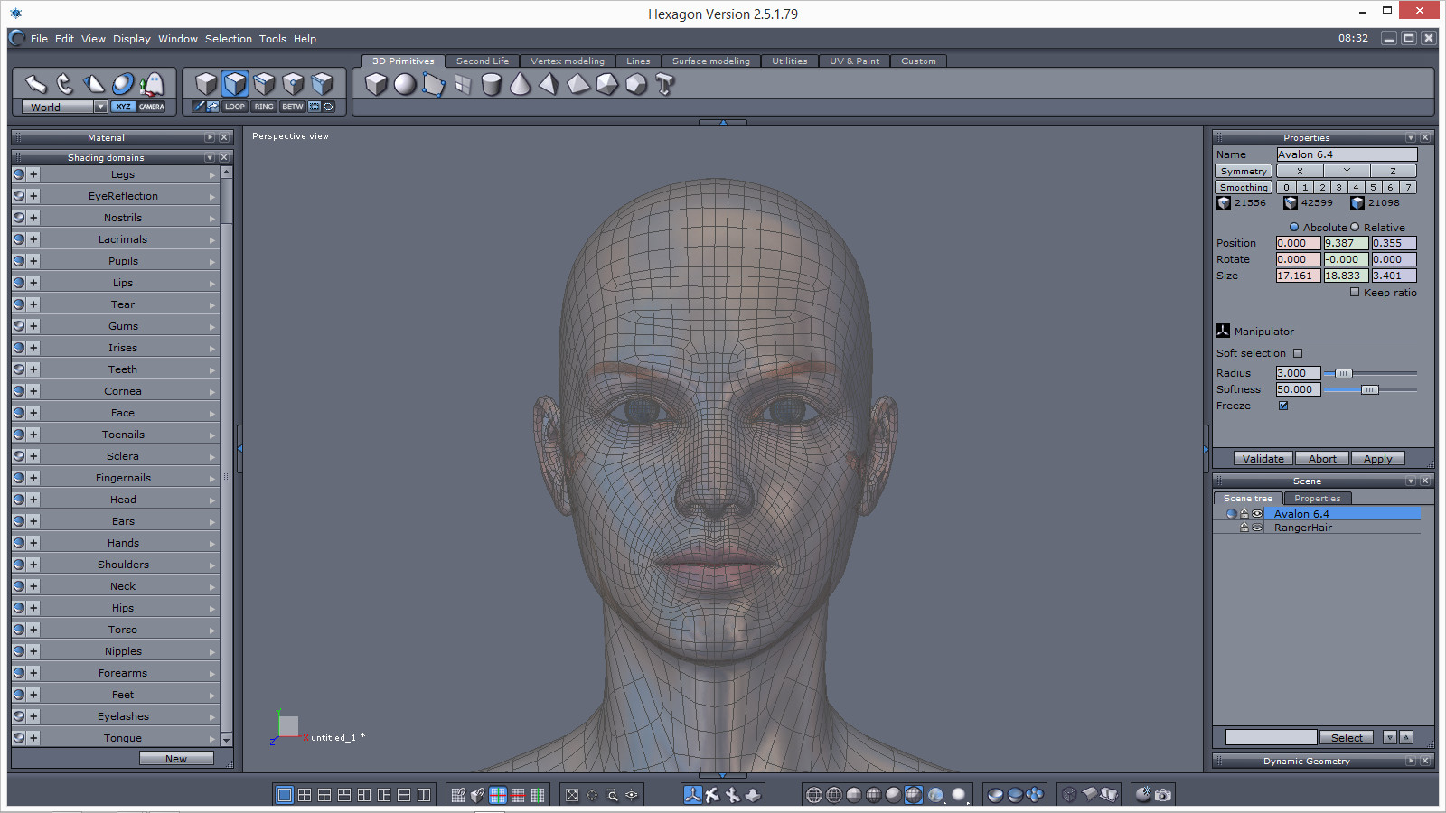 Mesh - Face