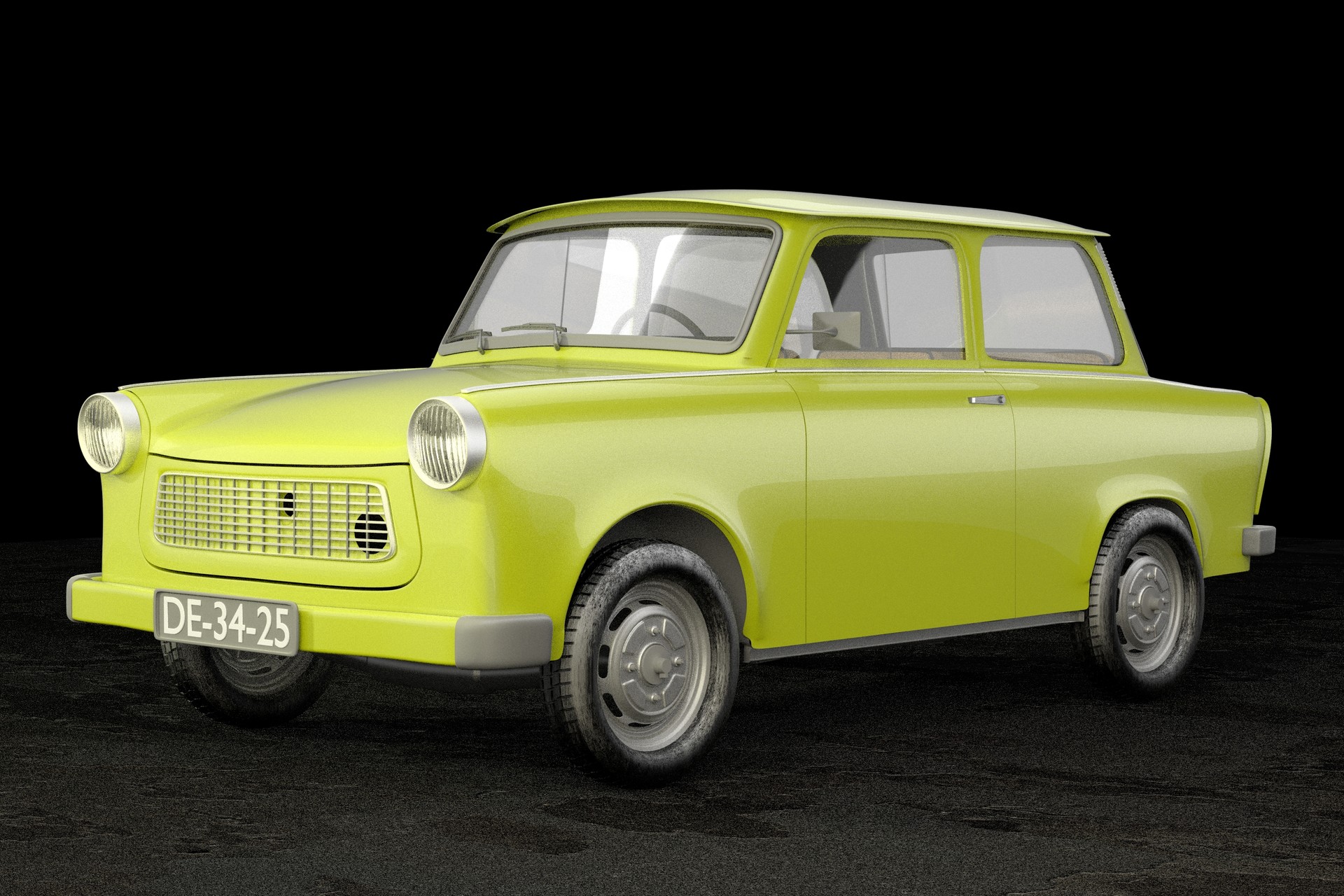 ArtStation - Trabant 3D- version color