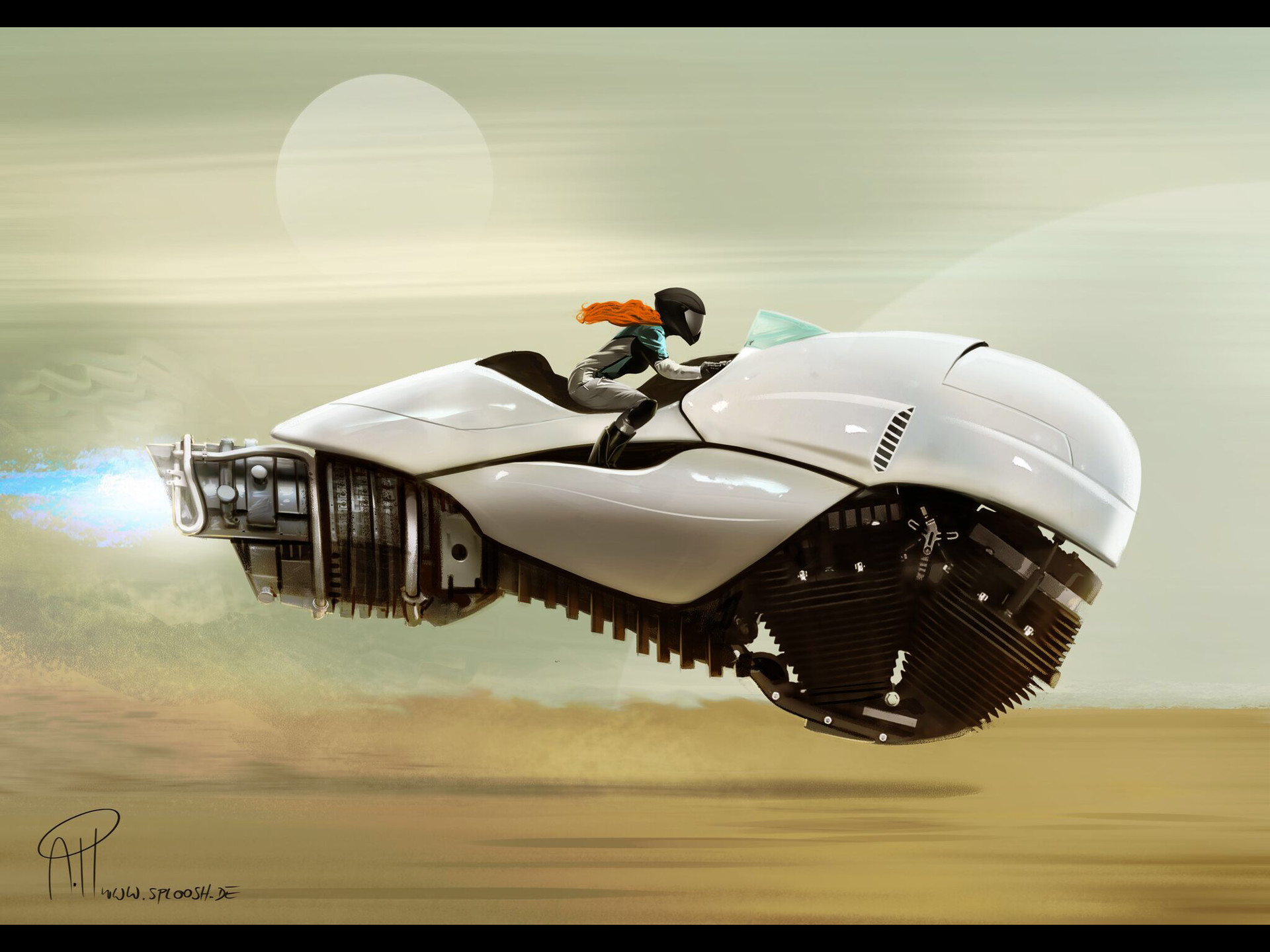 speeder bike art