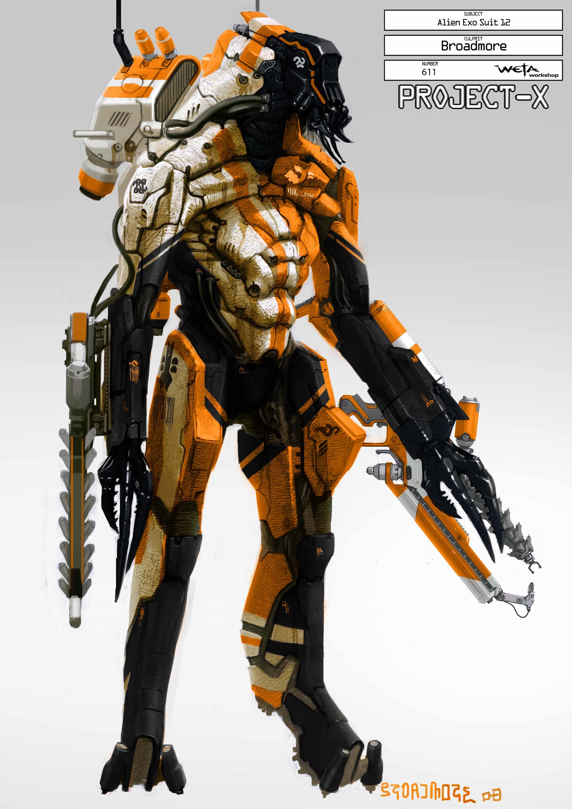 Artstation District 9 Alien Exo Suit Weta Workshop Design Studio