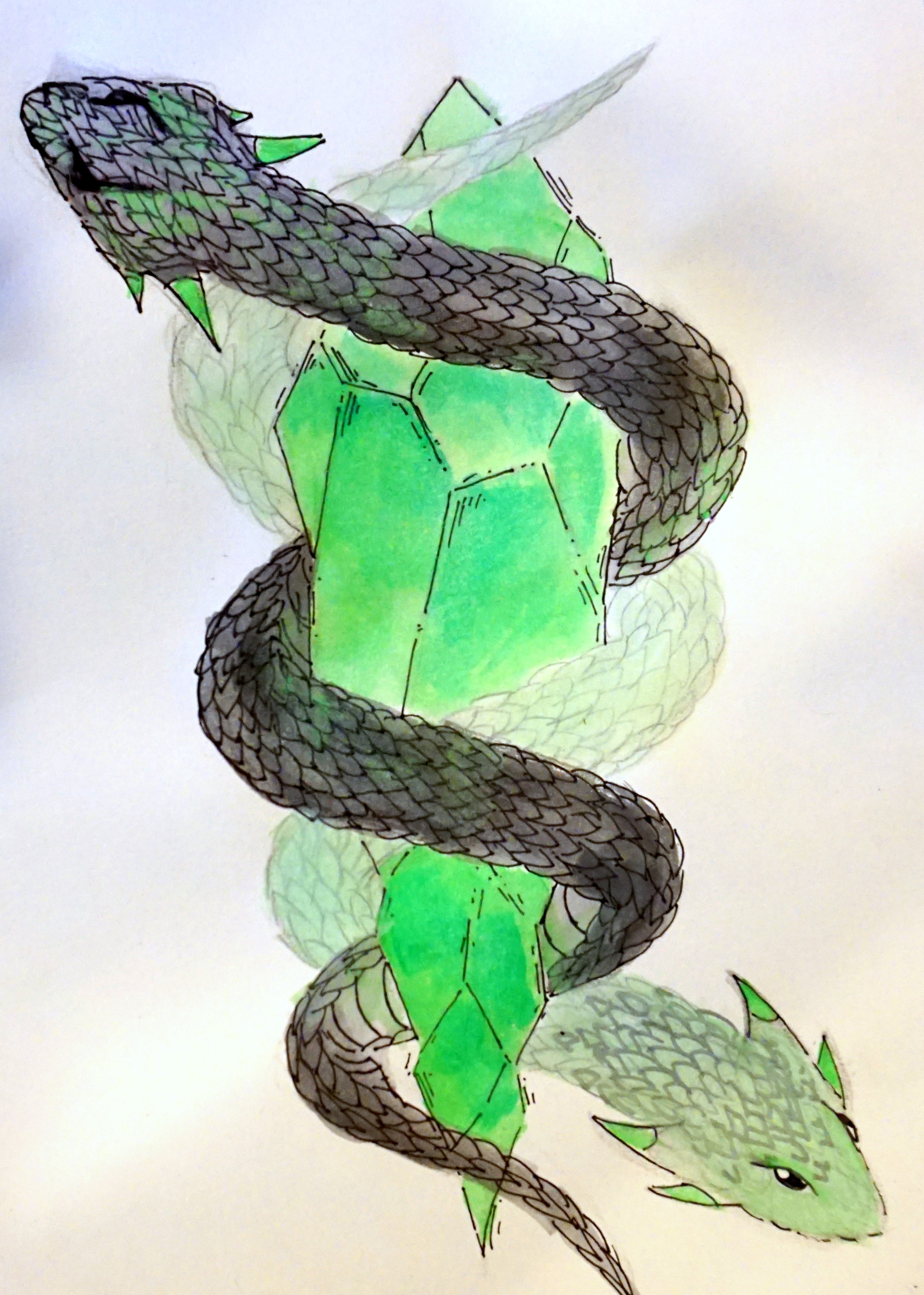 ArtStation Crystal Snakes