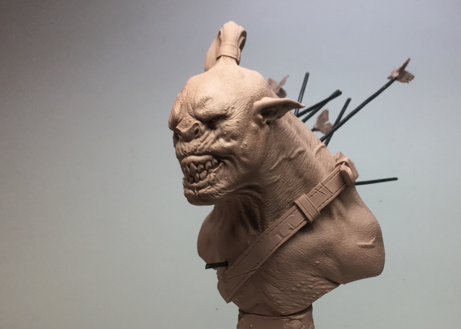 Orc/ Monster clay/6,5 inches
