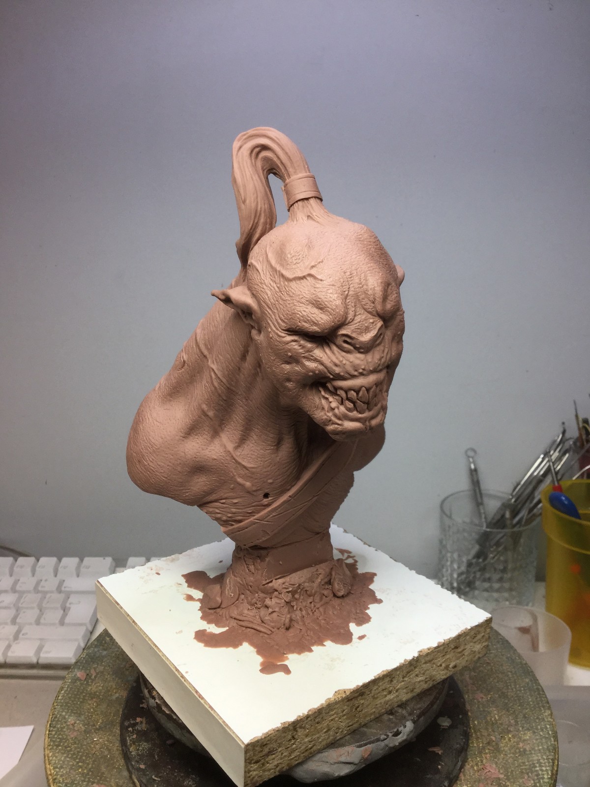 Orc/ Monster clay/6,5 inches
