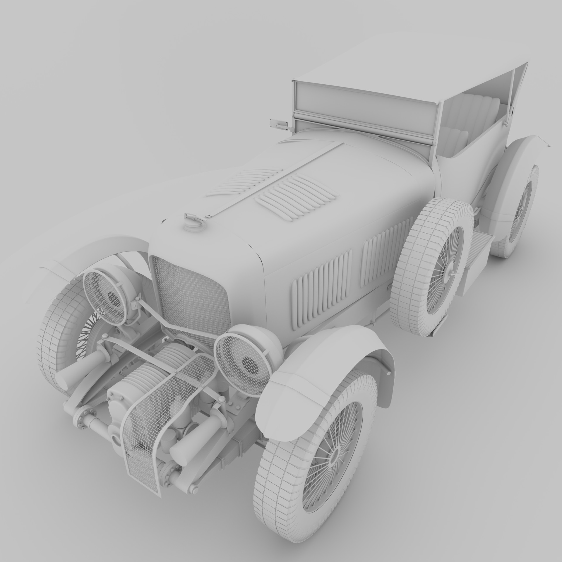 Artstation Bentley Blower 3d Model Aryan Karthik