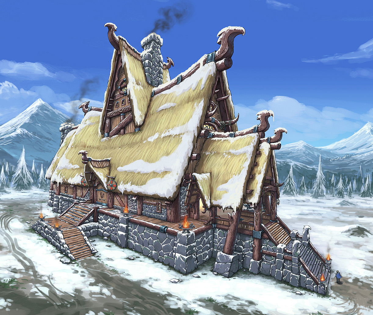Artstation Everquest Next Landmark Workshops Concept Art