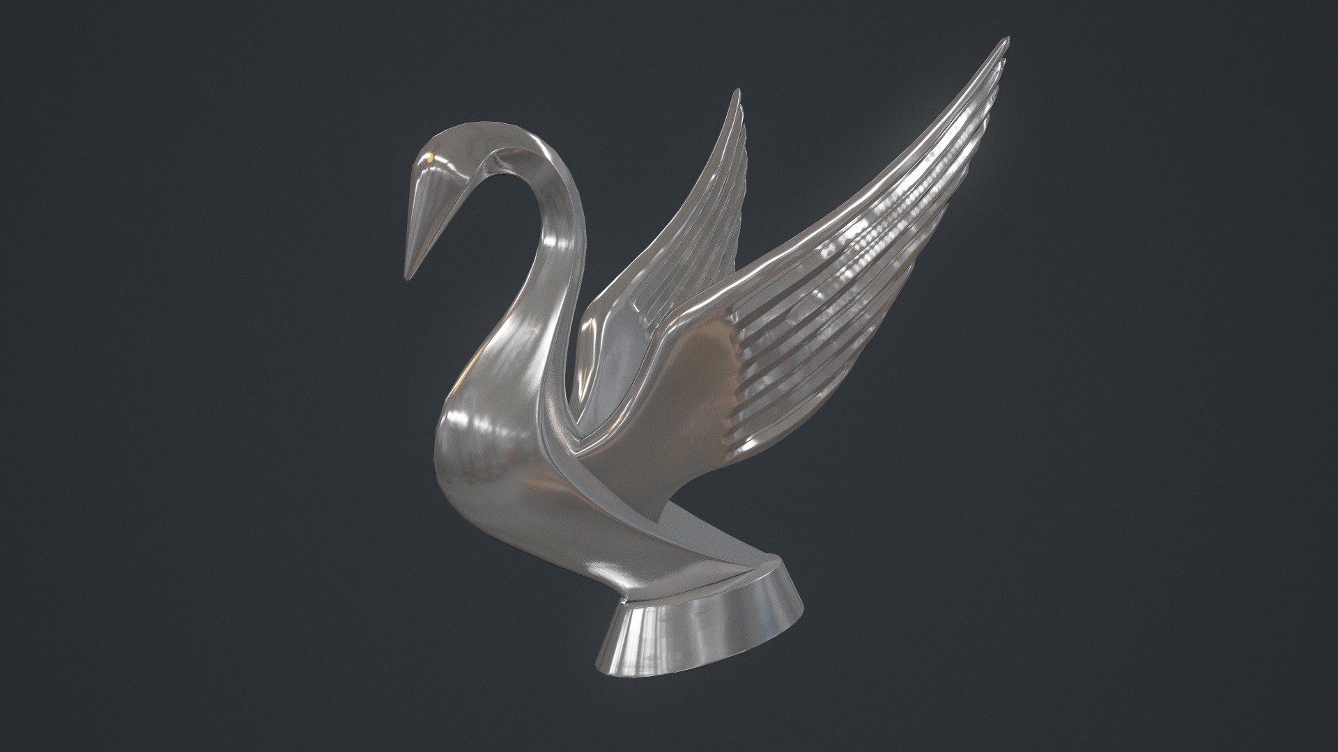Artstation Peterbilt Swan Statuette Evgeniy Rodin