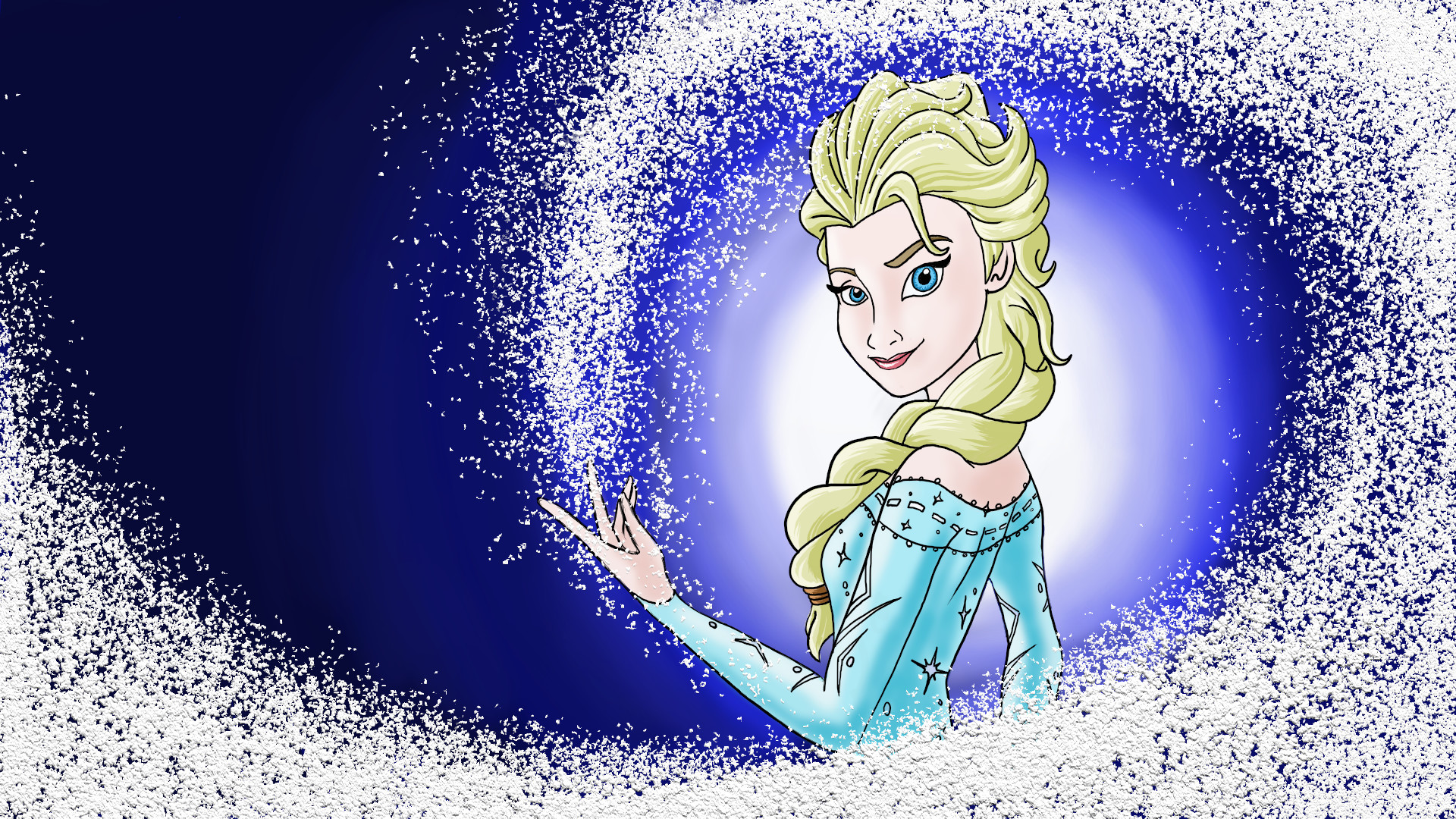 ArtStation - Drawing Elsa
