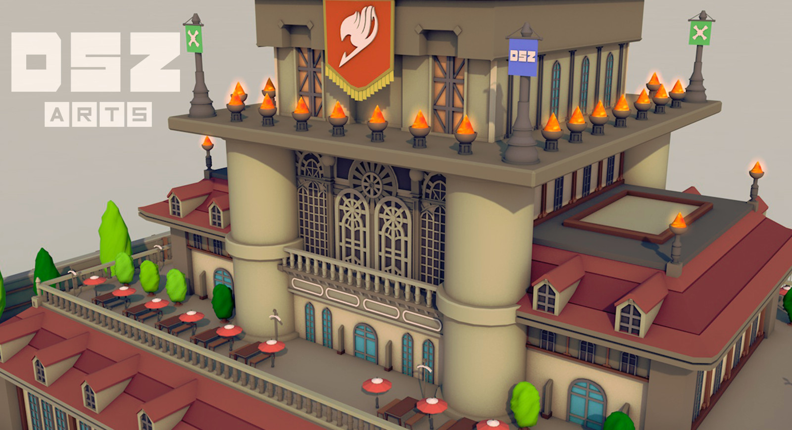 Yohan D'souza Fairy Tail Guild Building