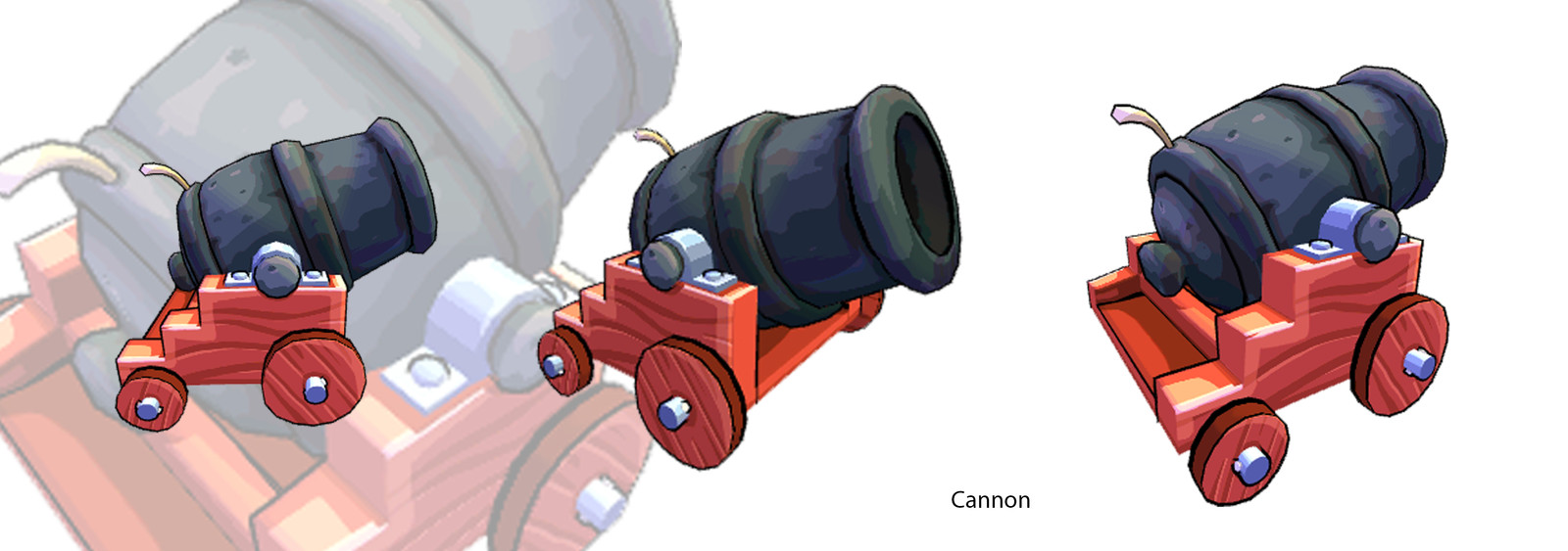 Cannon Model and texture