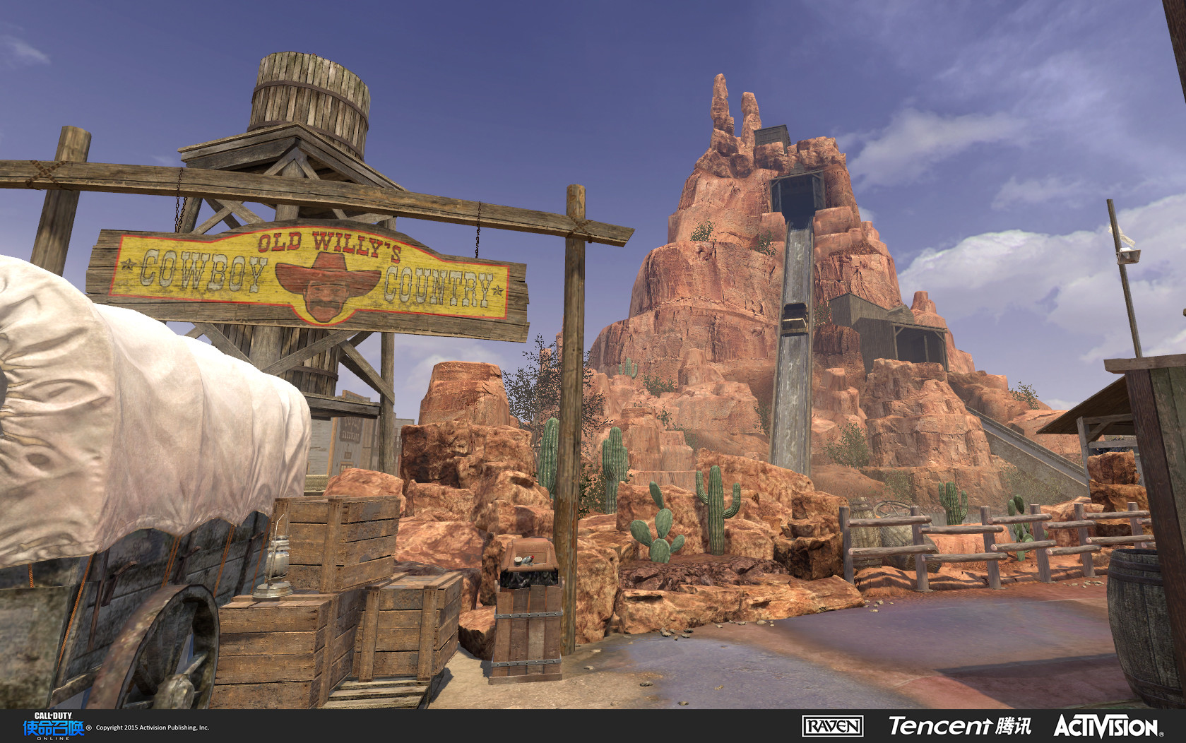 Artstation Call Of Duty Online Multiplayer Map Western Funland Sean Thurler