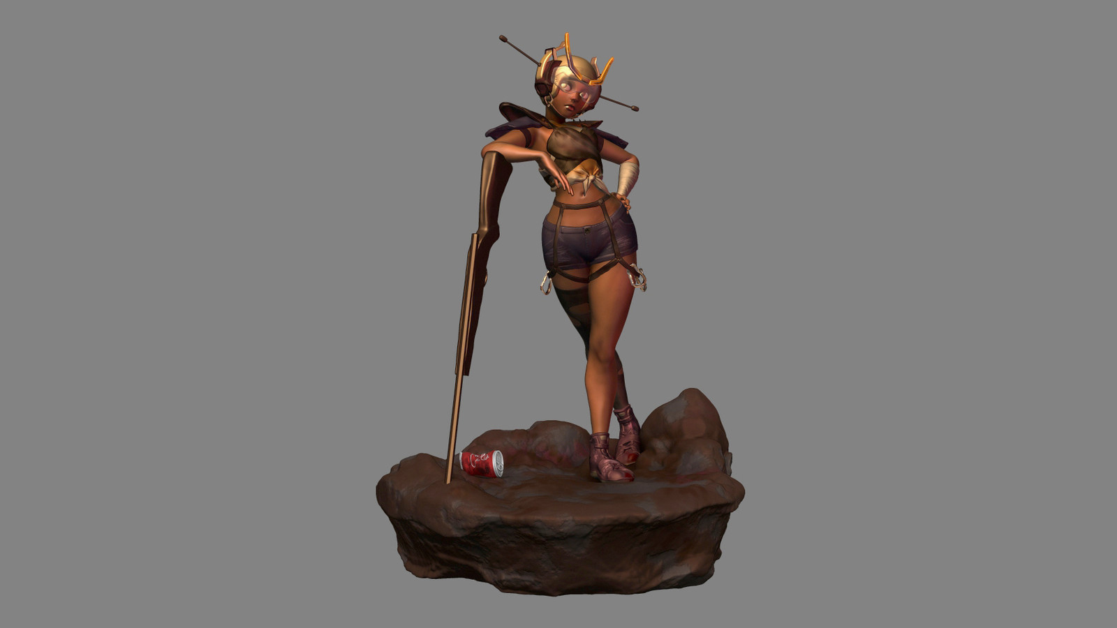 Another lighting variant, which I stuck to