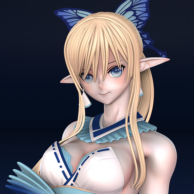 ArtStation - Wonder Festival 2023 Winter にじさんじ アンジュ