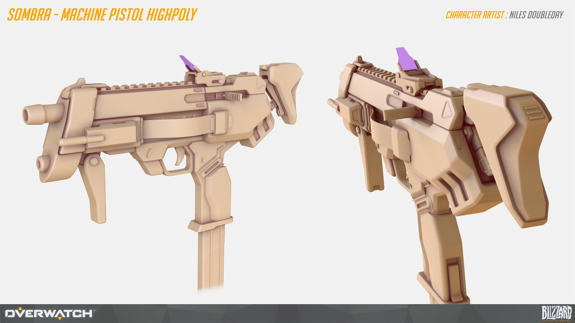 ArtStation Sombra weapon