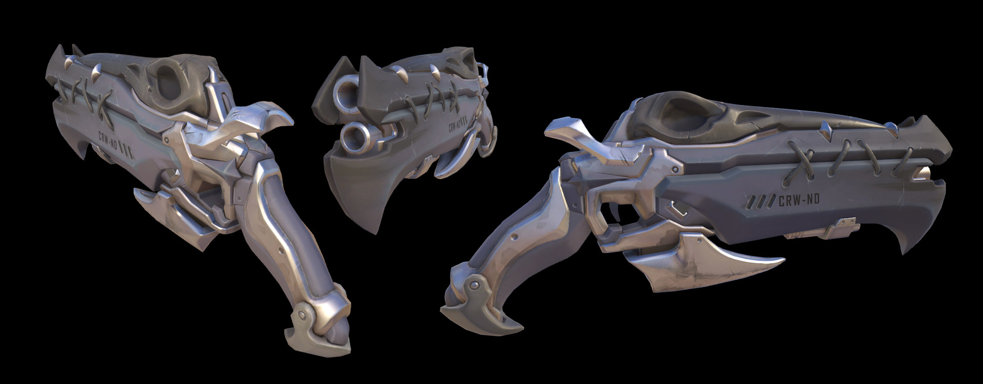 Artstation Reaper Nevermore Weapons Niles Doubleday