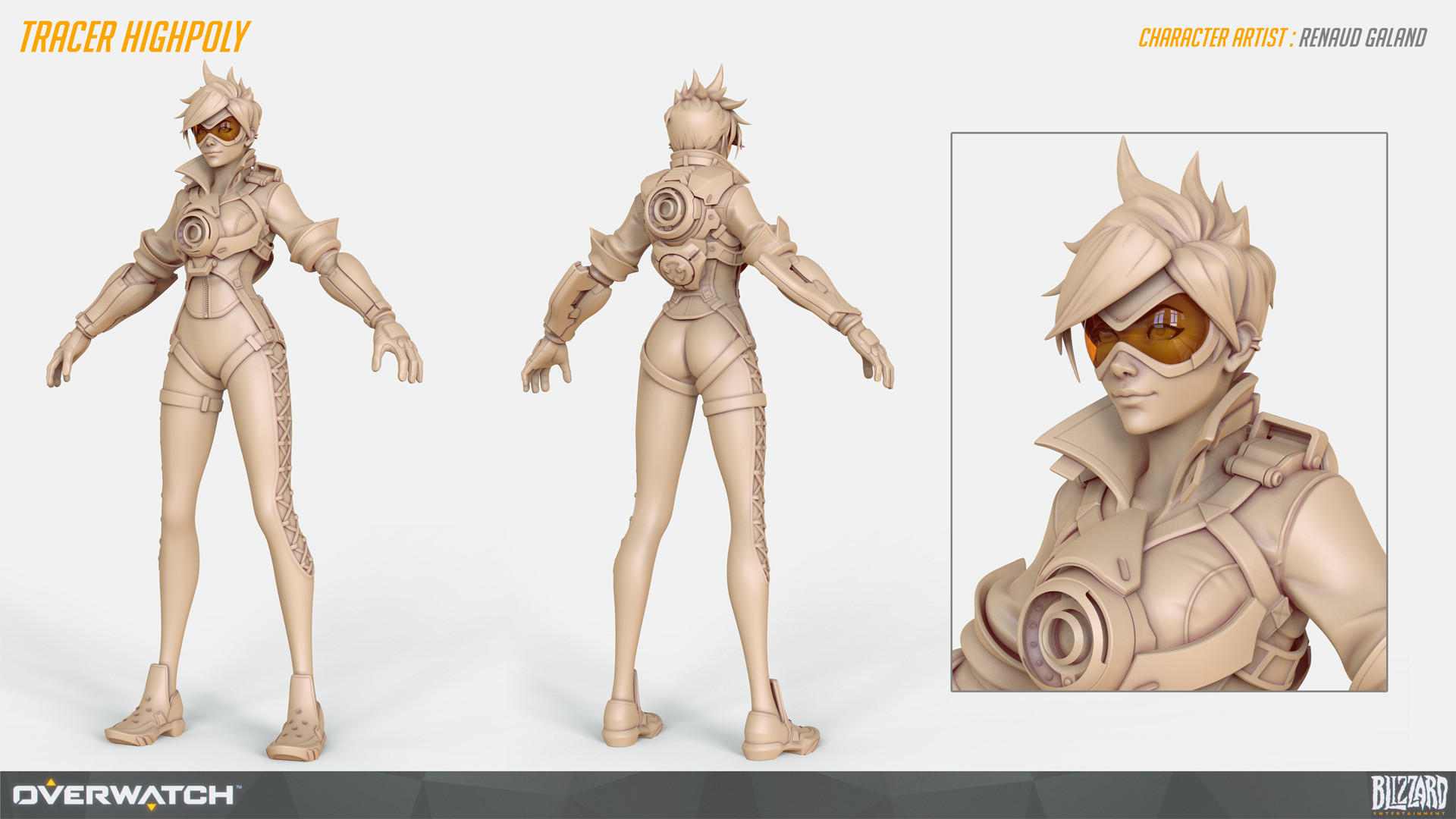 ArtStation - Overwatch Tracer study