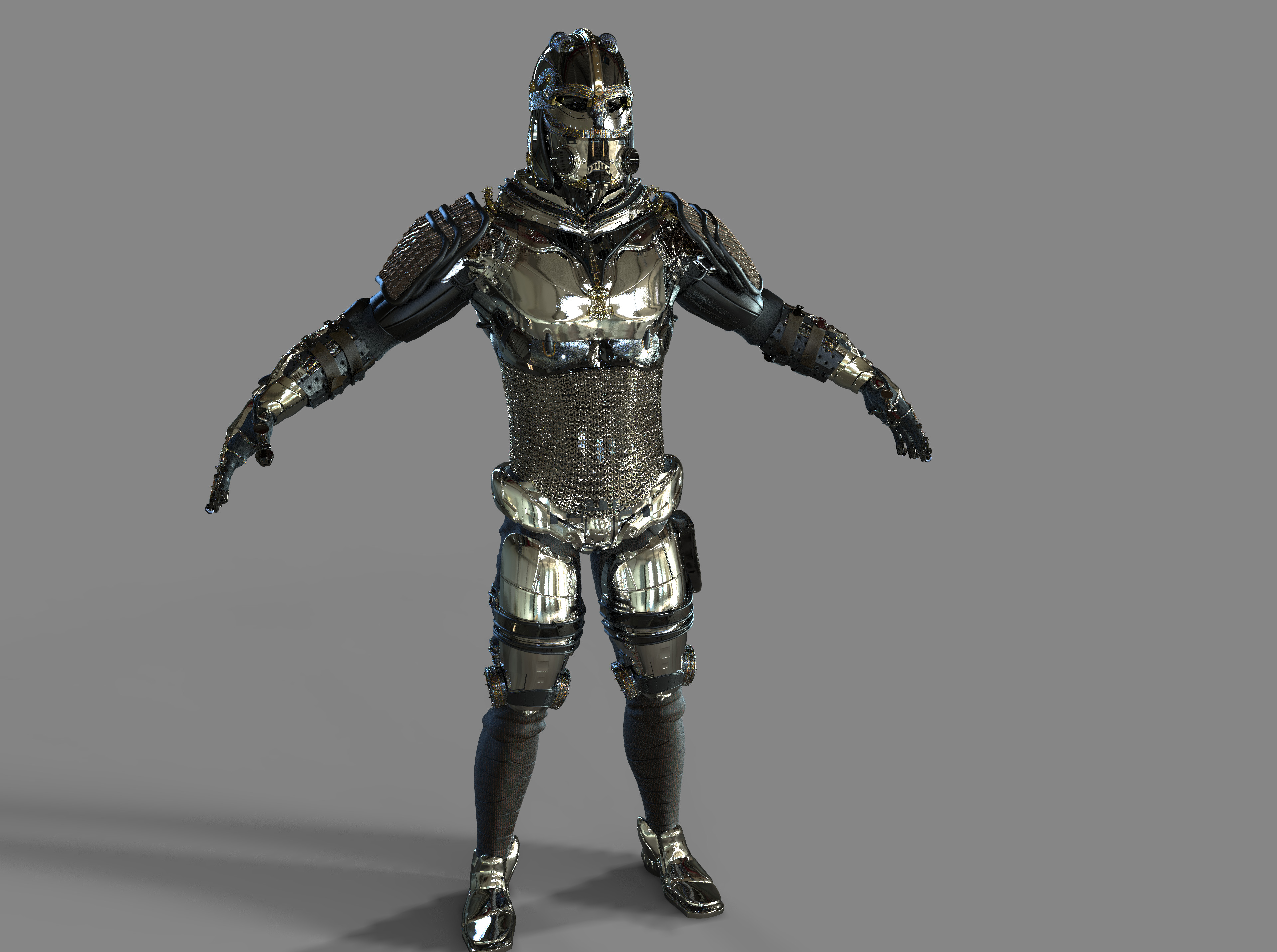 Futuristic Armor Viking based.